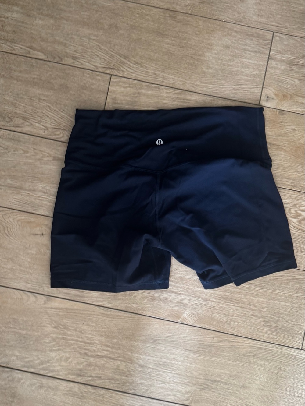 lululemon athletica Women's Navy High-Rise Bike Shorts